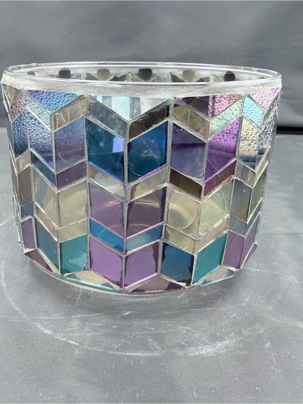 Yankee Candle Stained Glass Mosaic Candle Shade - Multicolor